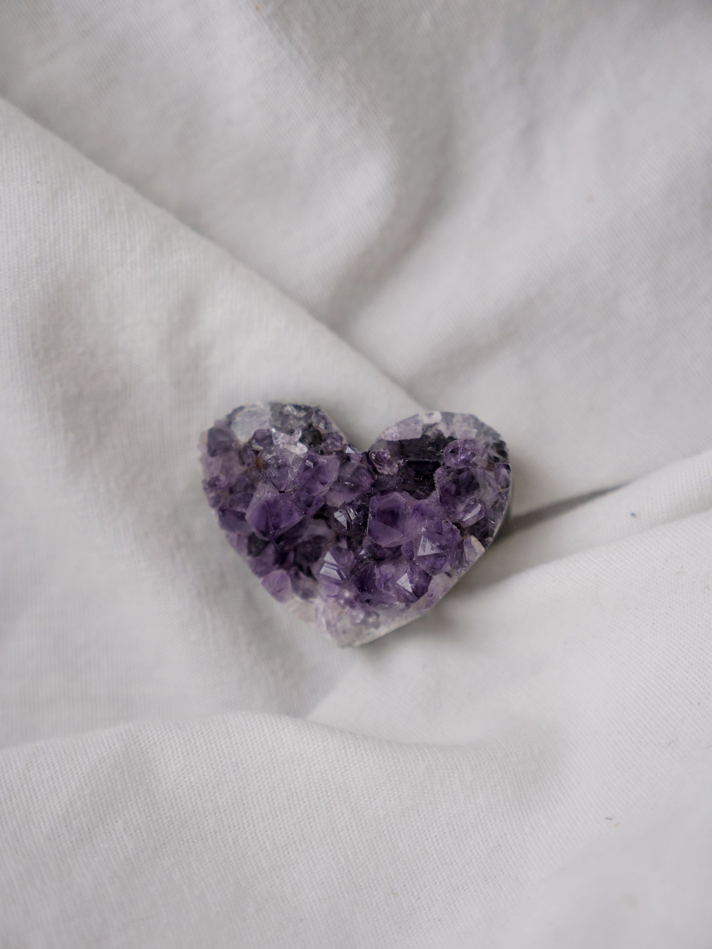 DRUZY AMETHYST HEART