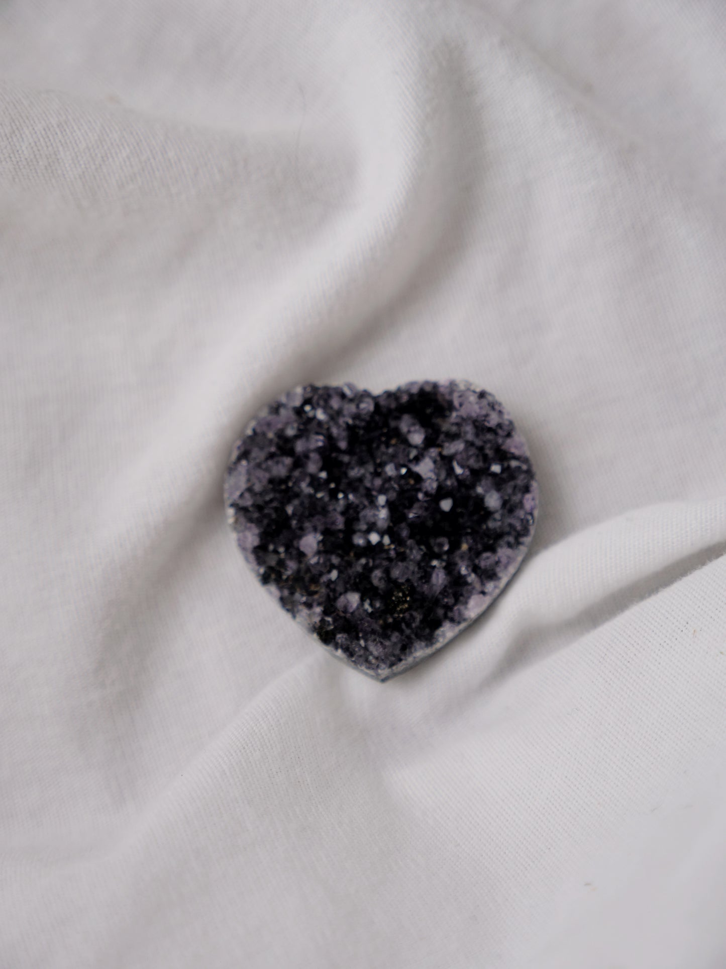 DRUZY AMETHYST HEART