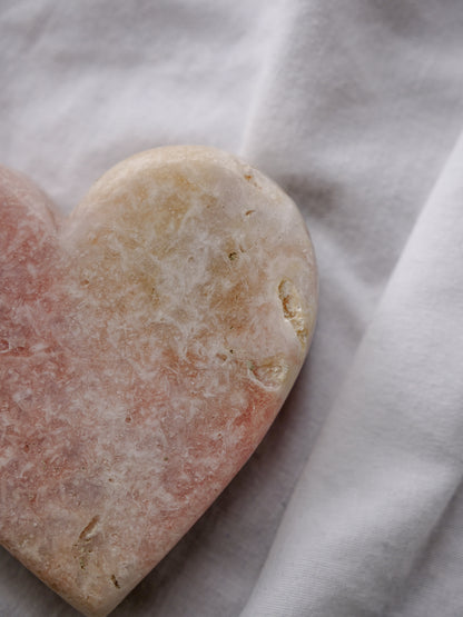 PINK AMETHYST HEART