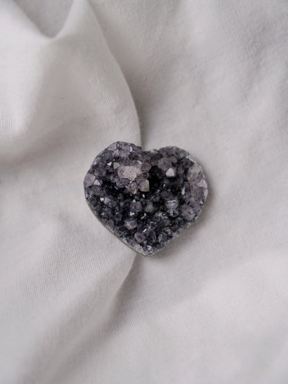 DRUZY AMETHYST HEART