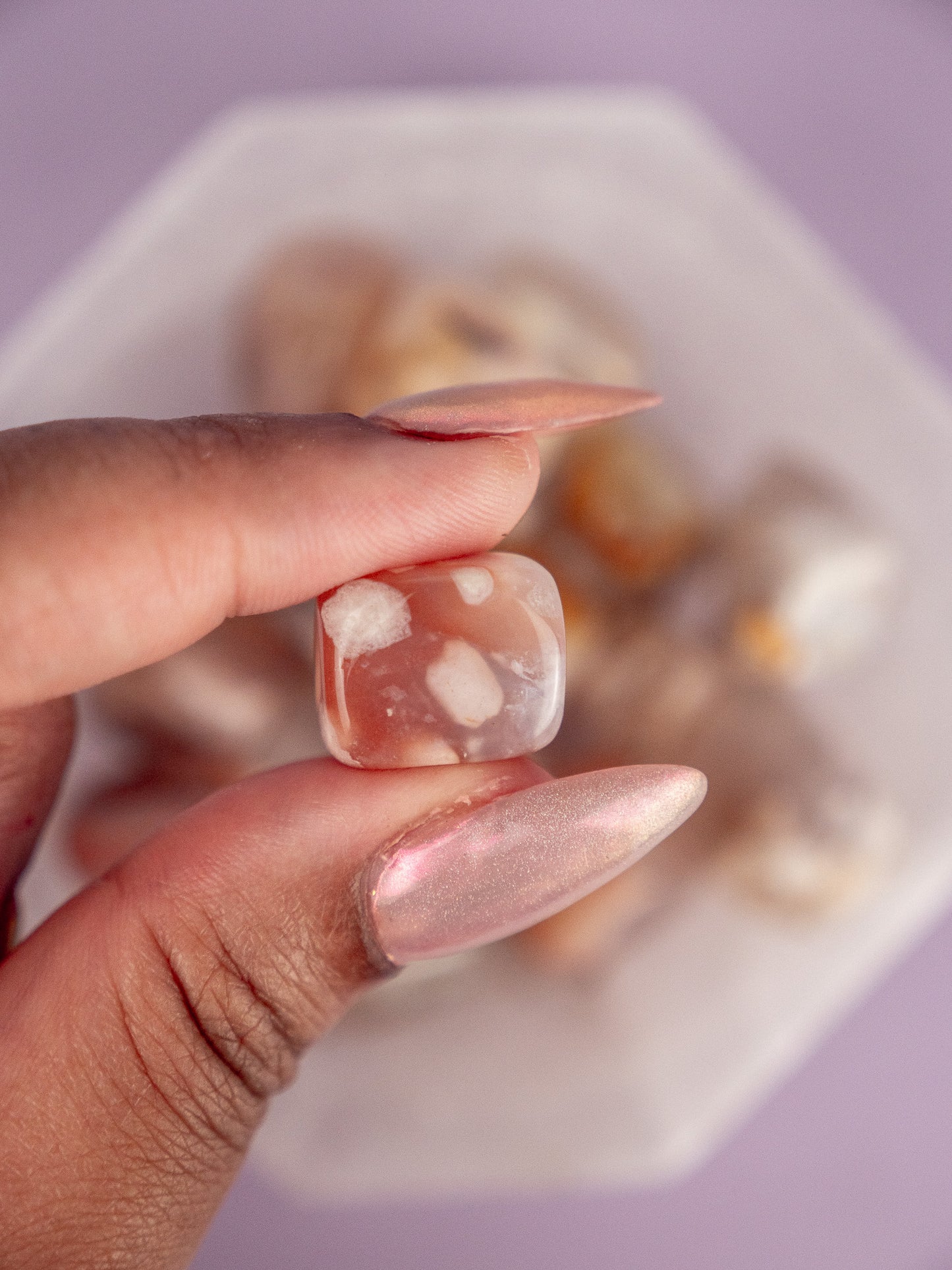 FLOWER AGATE TUMBLES